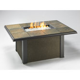 Napa Valley Rectangular Table with Fire Pit
