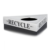 Trifecta Waste Receptacle Lid, Laser Cut "Waste" Inscription