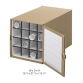 Stackable Roll File Storage Box, 16-3/4 X 38-3/4 X 16-3/4