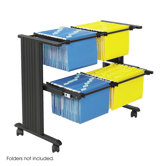 Muv Double Width Filing Cart