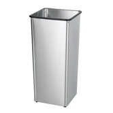 Twenty One Gallon Stainless Steel Receptacle Base