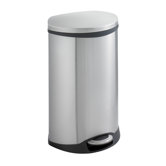 Ellipse Step-On Trash Receptacle
