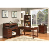 Avenue Two Drawer File Cabinet in Dark Cherry