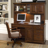 Cantata 58" Computer Desk with Storage Hutch