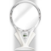 Z'Fogless Power Zoom Lighted Mirror in Chrome