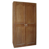440 Two Door Oak Wine Cooler Cabinet with Furniture Trim