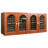 Oak Wine Cooler Credenza Provincial