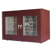 270 Beveled 2 Door Wine Cooler Credenza
