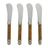 Cheese Spreader with Cork Handle (Set of 4)