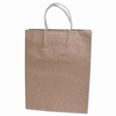 Premium Large Brown Paper Shopping Bag, 50 per Pack