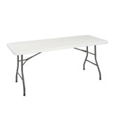 72" Banquet Table in White