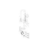 SW400WHI Water Input Hose Per Foot Blue