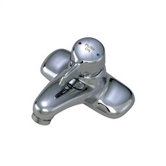 Scot Centerset Bathroom Sink Faucet with Single Blade Handle