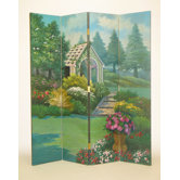 Covered Bridge in the Countryside Room Divider