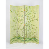 Mudan 4 Panel Distressed Room Divider