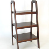 3 Tier Ladder Stand in Brown
