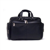 Long Story Port - 5 - 7" Double Gusset Expandable Portfolio/Laptop Case in Black