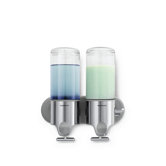 Twin Wall Mounted Shampoo and Soap Dispenser