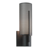 Oberon 12" One Light Wall Sconce with Black Bronze Steel Shade in Black Bronze