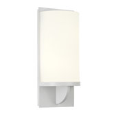 Ovulo One Light Wall Sconce in Satin White