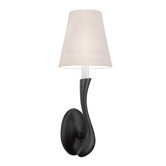 Allure One Light Wall Sconce in Rubbed Bronze