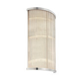 Rivoli Four Light Wall Sconce in Polished Nickel