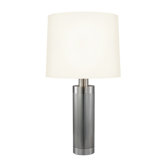Pomone 30" One Light Table Lamp in Satin Nickel