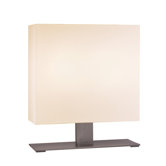 Mitra Two Light Table Lamp in Black Brass
