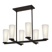 High Line 6 Light Rectangle Pendant