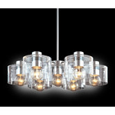 Transparence 7 Light Round Pendant