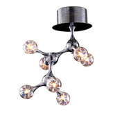 Molecular Collection 7 Light Semi Flush Mount