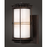 Burbank 8"  Outdoor Wall Lantern in Clay Bronze