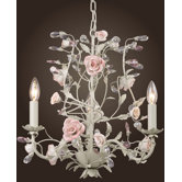 Heritage 3 Light Mini Candle Chandelier