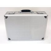 Aluminum Attache Case in Aluminum Finish: 12.25 x 17.25 x 4.5