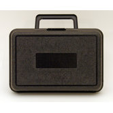 Blow Molded Case in Black: 6.5 x 9.5 x 3.5