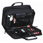 Combo Tool and Attache / Notebook in Black: 13.25 x 18.13 x 6.25