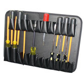 Pallet with 21 Pockets in Black: 17.25 x 12.25
