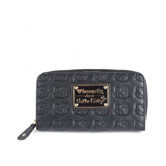 Embossed Zip Around Wallet