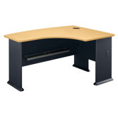 Series A: Right L-Bow Desk
