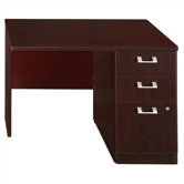 Quantum 30" H x 42.125" H Right Desk Return with Pedestal