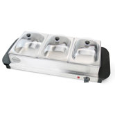3 Section Mini Buffet Server and Warming Tray