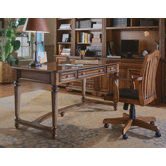 Brookhaven 60" W Leg Writing Desk with Tilt Swivel Chair