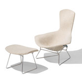 Bertoia Bird Chair and Ottoman