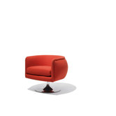 D'Urso Swivel Lounge Chair