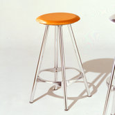 Twist Stool with Seat Cushion