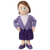 30" Sarah Professional Puppet with Removable Legs in Peach
