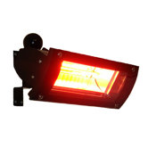 Electric Patio Heater with Glass Front