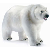 Life Size Walking Polar Bear Stuffed Animal