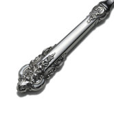 Grande Baroque Cranberry / Tomato Server with Hollow Handle