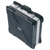 ATA Style Utility Case in Black with Dividers: 5.75" H x 17.25" W x 17.25" D (Interior)